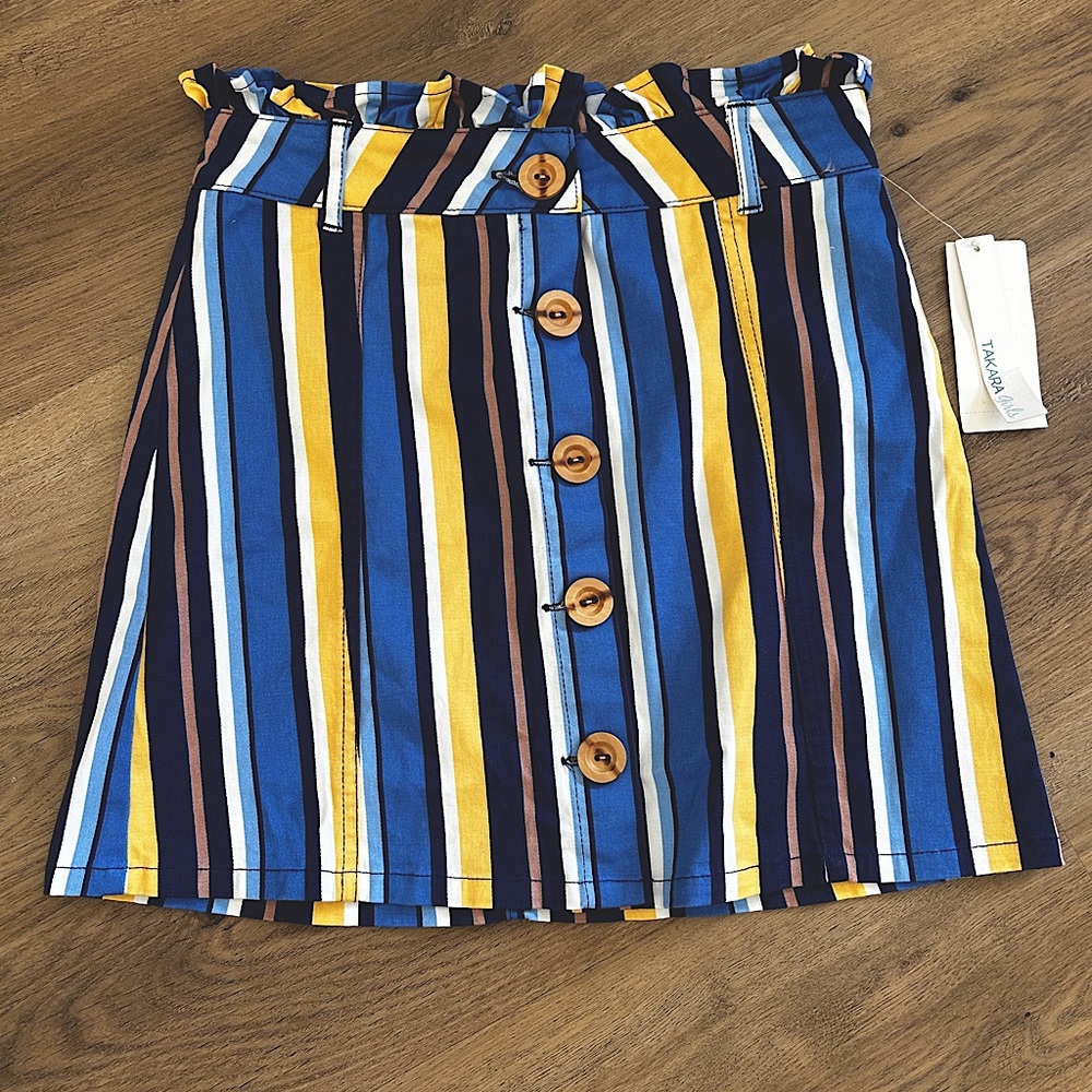 Takara Girls High Waisted button down skirt